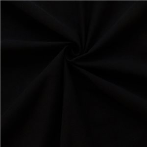 Medium Weight Brushed 100% Cotton Fabric Black 52 yard roll