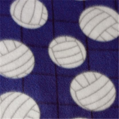 Fleece Print Volleyball Purple, by the yard