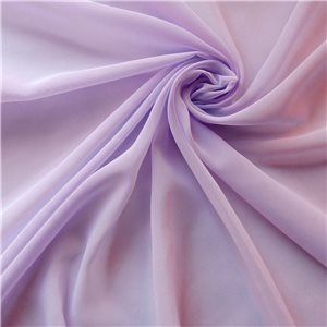 Fire Retardant Chiffon Fabric Lavender, by the yard