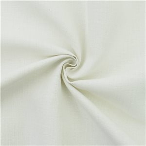 100% French Linen Fabric Collioure White, by the yard
