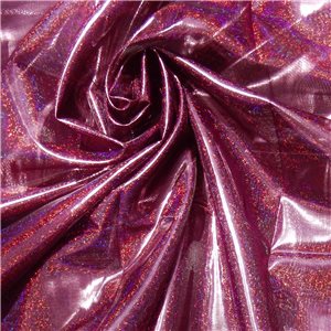 SALE Gala Hologram Lame Grape Explosion, By The Yard