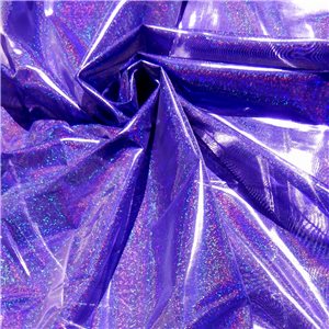 SALE Gala Hologram Lame Wild Lupine, by the yard