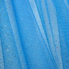 Wholesale Glitter Sparkle on Tulle Fabric Aqua 150 yard roll