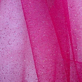 Wholesale Glitter Sparkle on Tulle Fabric Fuschia 150 yard roll