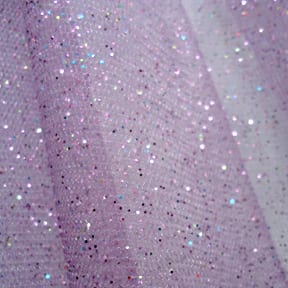 Wholesale Glitter Sparkle on Tulle Fabric Lilac 150 yard roll