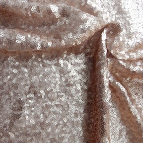 Wholesale Glitz Stretch Mini Sequin Fabric Champagne 30 yard bolt