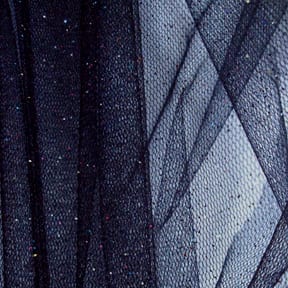 Wholesale Glitter Sparkle on Tulle Fabric Black 150 yard roll