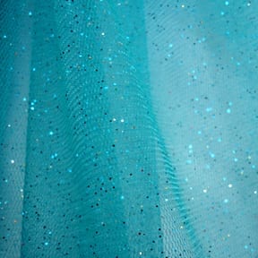 Wholesale Glitter Sparkle on Tulle Fabric Teal 150 yard roll