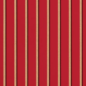 Sunbrella Fabric 54" Stripe 5603 Hardwood Crimson, by the yard