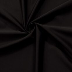 Luxe Stretch Matte Satin Fabric Black, by the yard
