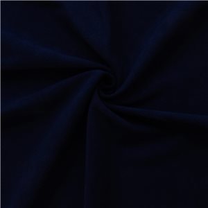 Wholesale Inherently Fire Retardant 23 ounce Velour Fabric Navy 25 yard roll