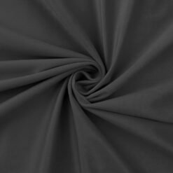 Inherently Fire Retardant Velvet Fabric Charcoal, by the yard