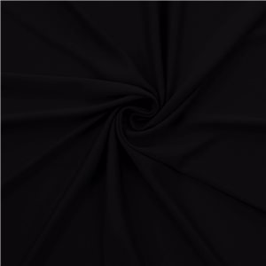 Interlock Knit Fabric Black 50 yard roll