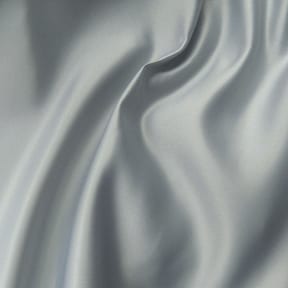 Lamour Satin Fabric Silver 50 yard roll