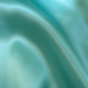 Lamour Satin Fabric Aquamarine 50 yard roll