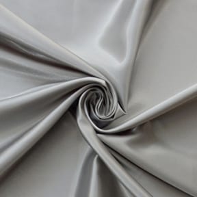 Luxe Charmeuse Fabric Silver, by the yard