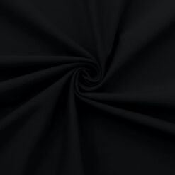 Luxe Heavy Stretch Ponte Fabric Black, by the yard