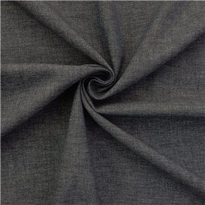 Wholesale Luxe Island Linen Blend Fabric Heather Denim 50 yard roll