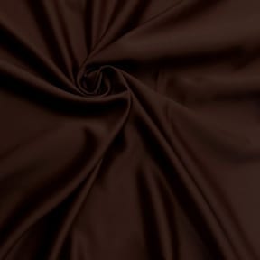 Heavy Luxe Matte Satin Fabric Brown, by the yard
