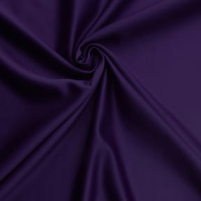Heavy Luxe Matte Satin Fabric Grape, by the yard
