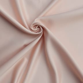 Heavy Luxe Matte Satin Fabric Peach, by the yard