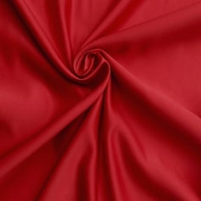 Heavy Luxe Matte Satin Fabric Red, by the yard