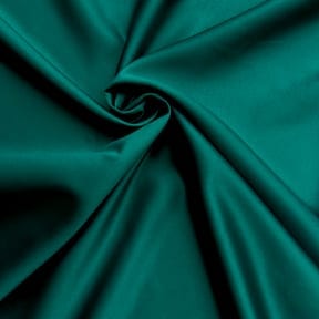 Heavy Luxe Matte Satin Fabric Teal, by the yard
