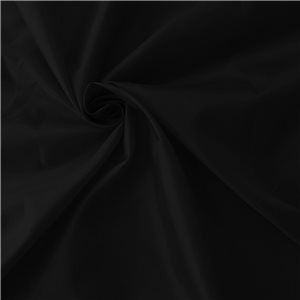 Luxe Habotai China Silk Lining Fabric Black 50 yard bolt