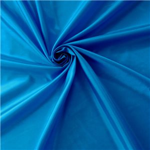Luxe Habotai China Silk Lining Fabric Capri Blue 50 yard bolt