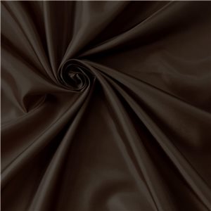 Luxe Habotai China Silk Lining Fabric Chocolate 50 yard bolt