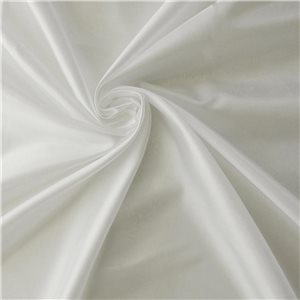Luxe Habotai China Silk Lining Fabric Off White 50 yard bolt