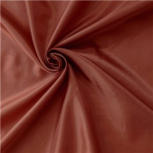 Luxe Habotai China Silk Lining Fabric Rust 50 yard bolt