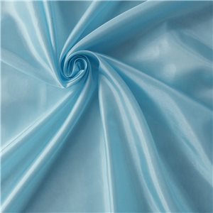 Luxe Habotai China Silk Lining Fabric Sky Blue 50 yard bolt