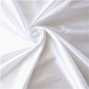 Luxe Habotai China Silk Lining Fabric White 50 yard bolt