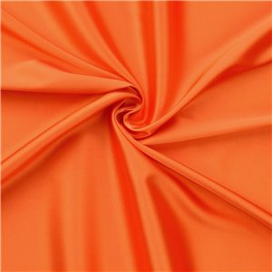 Wholesale Luxe Stretch Charmeuse Fabric Orange 25 yard bolt