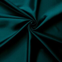 Wholesale Luxe Stretch Charmeuse Fabric Teal 25 yard bolt