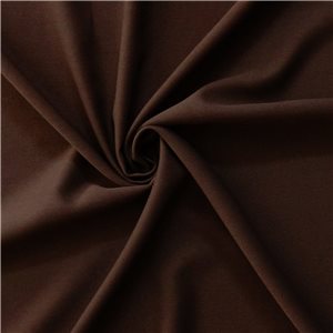 Wholesale Luxe Stretch Micro Gabardine Fabric Chocolate 25 yard bolt