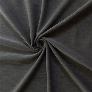 Wholesale Luxe Stretch Micro Gabardine Fabric Gray Heather 25 yard bolt
