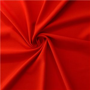 Wholesale Luxe Stretch Micro Gabardine Fabric Red 25 yard bolt