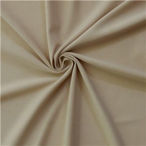 Wholesale Luxe Stretch Micro Gabardine Fabric Sand 25 yard bolt