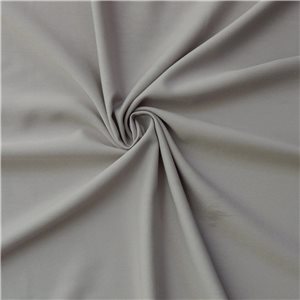 Wholesale Luxe Stretch Micro Gabardine Fabric Silver 25 yard bolt