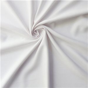 Luxe Stretch Micro Gabardine Fabric White, by the yard