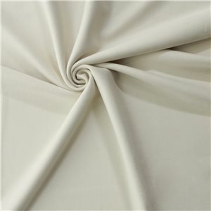 Luxe Stretch Two-Ply Microfiber Suede/Scuba Fabric Bone 15 yard bolt