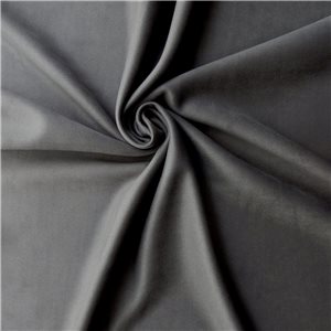 Luxe Stretch Two-Ply Microfiber Suede/Scuba Fabric Smoke 15 yard bolt