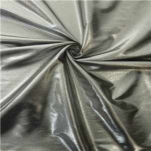 Wholesale Tissue Lame Fabric Silver/Black 25 yard bolt