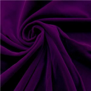 Wholesale Luxe Triple Velvet Fabric Purple 30 yard bolt