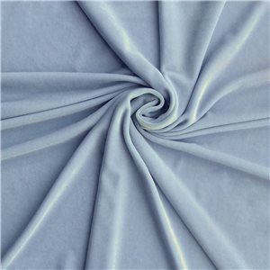 Medici Stretch Velvet Fabric Light Blue 25 yard bolt