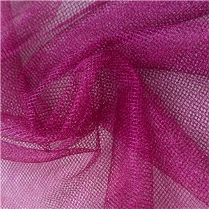 Wholesale Metallic Mesh Fabric Fuschia 25 yard bolt
