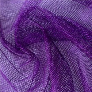 Wholesale Metallic Mesh Fabric Purple 25 yard bolt