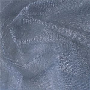 Wholesale Metallic Tulle Fabric Silver 25 yard bolt